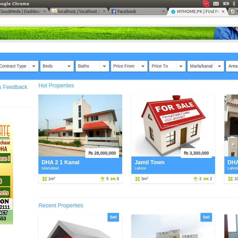 MyHome.pk Website