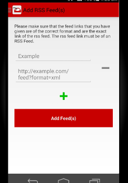 Inbox My Articles Android RSS Reader with Offline Capability